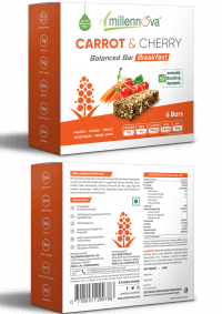 Carrot & Cherry – Balanced Bar Breakfast (Pack of 6)